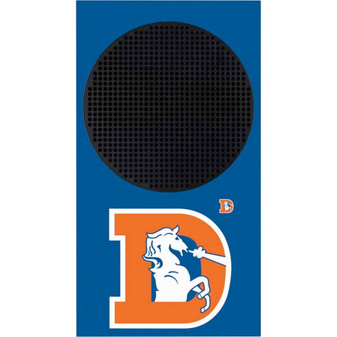 NFL Denver Broncos Retro Logo Xbox Series S Console Skin
